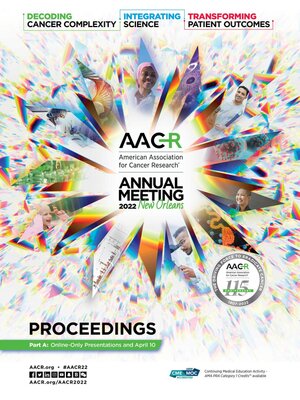 cover image of AACR 2022 Proceedings